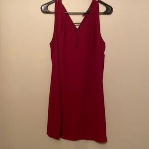 Magenta sleeveless dress